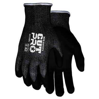 MCR Safety 92723NFL Size Large, Nitrile Coated, Synthetic, Cut Resistant Gloves