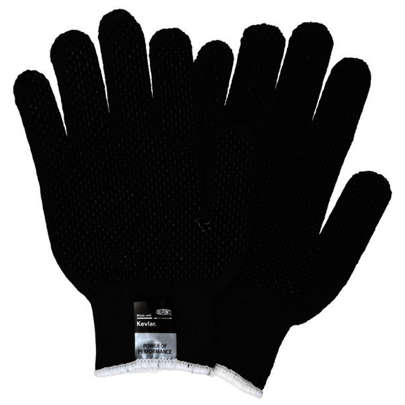 MCR Safety 9366BKXS Size X - Small, Kevlar, Knitwrist Cuff, Cut Resistant Gloves