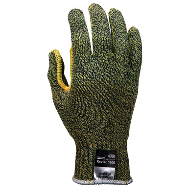 MCR Safety 9399M Size M, Kevlar, Knitwrist Cuff, Cut Resistant Gloves
