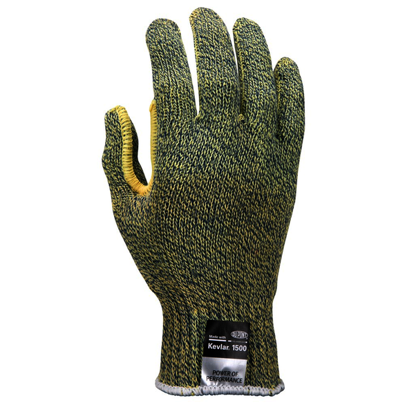 MCR Safety 9399M Size M, Kevlar, Knitwrist Cuff, Cut Resistant Gloves