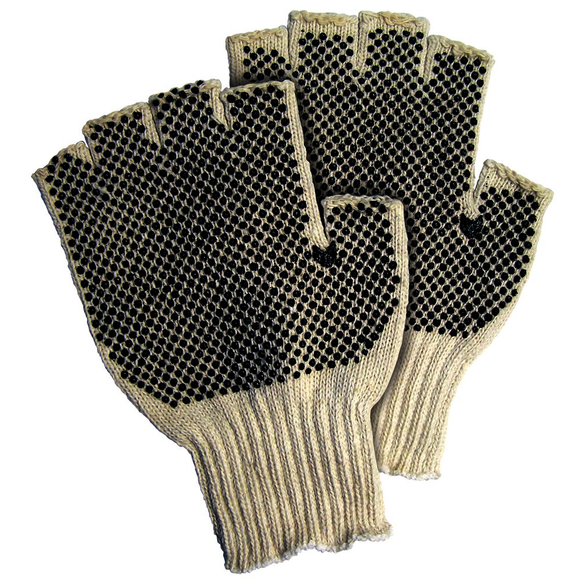 MCR Safety 9508XLM Size X - Large, 2-Sided Dotted PVC Coated, Cotton/Polyester Material, Warehouse Gloves