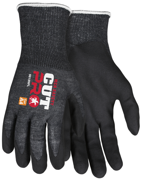 MCR Safety 9818NF-M Size M, Nitrile Coated, Arx®, Cut Resistant Gloves