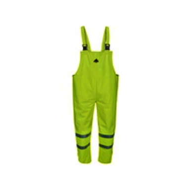 MCR Safety BJ38BPX5 Size X5, PVC/Nomex, Fluorescent Lime Color, Pants & Overalls