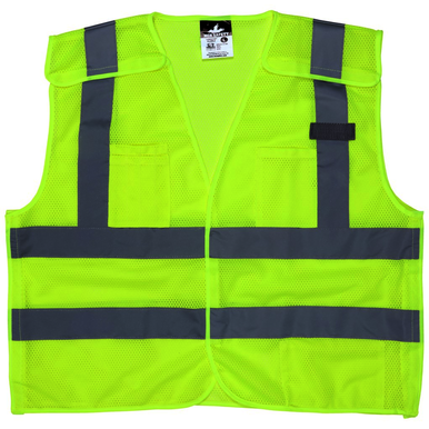 MCR Safety CL2ML2XL X-Large Size Polyester Safety Vest