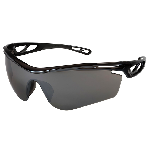 MCR Safety CL417 Silver Mirror Lens Color, Duramass Hard Coat Coating, Polycarbonate Frame, Safety Glasses