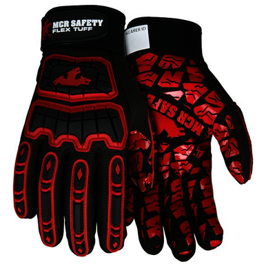 MCR Safety FT2905XXL Men's Size 2X - Large, Women's Size 2X - Large, Synthetic Leather, Impact & Anti-Vibration Gloves
