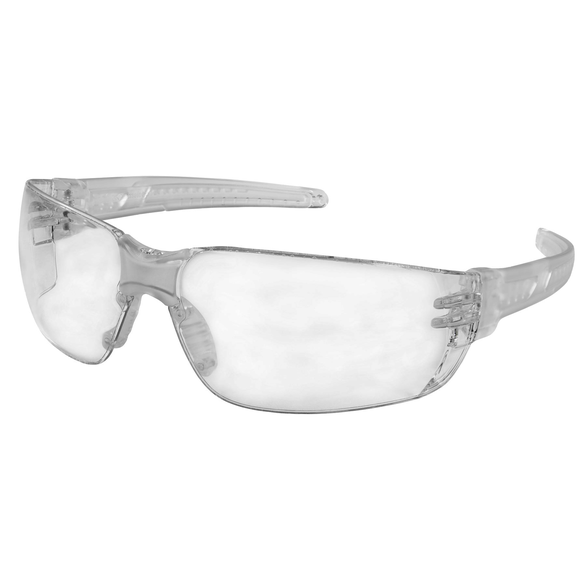 MCR Safety HK210PF Clear Lens Color, Max6 Anti-Fog Coating, Polycarbonate Frame, Safety Glasses