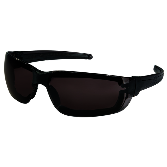 MCR Safety HK312PF Grey Lens Color, Max6 Anti-Fog Coating, Polycarbonate Frame, Safety Glasses