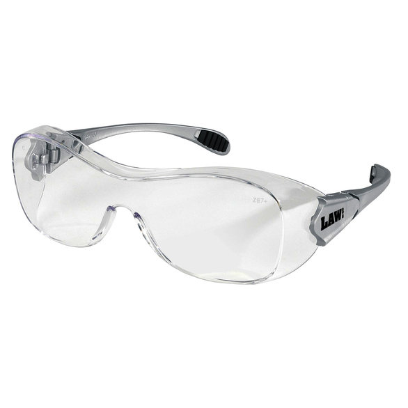MCR Safety JOG110AF Clear Lens Color, Duramass Anti-Fog Coating, Polycarbonate Frame, Safety Glasses