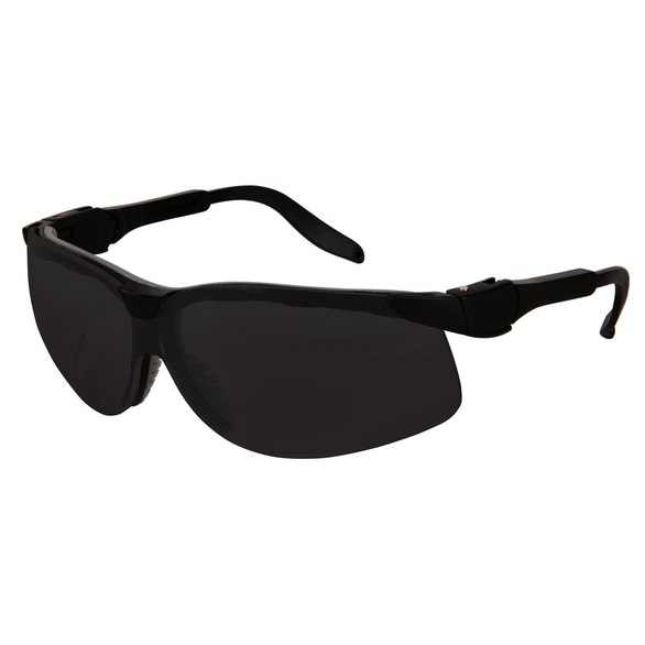 MCR Safety KD512 Gray Lens Color, Duramass Hard Coat Coating, Nylon Frame, Safety Glasses