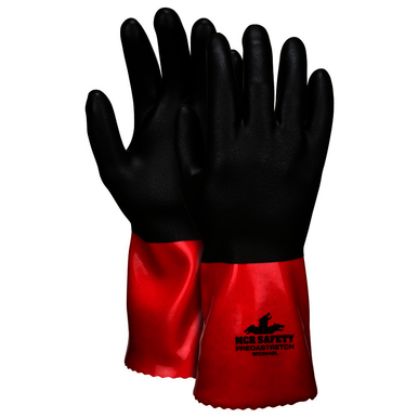 MCR Safety MG9648L Size Large, Nitrile Coated, Vinyl - Nitrile, Palm Coated Gloves