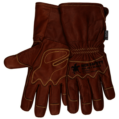 MCR Safety MU36211L Men's Size Large, Women's Size Large, Leather, Driver