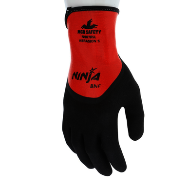 MCR Safety N96785XXL Size 2X - Large, Nitrile Coated, Nitrile, Palm Coated Gloves