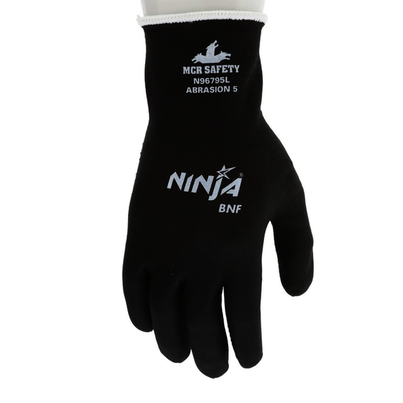 MCR Safety N96795XXL Size 2X - Large, Nitrile Coated, Foam Nitrile, Palm Coated Gloves