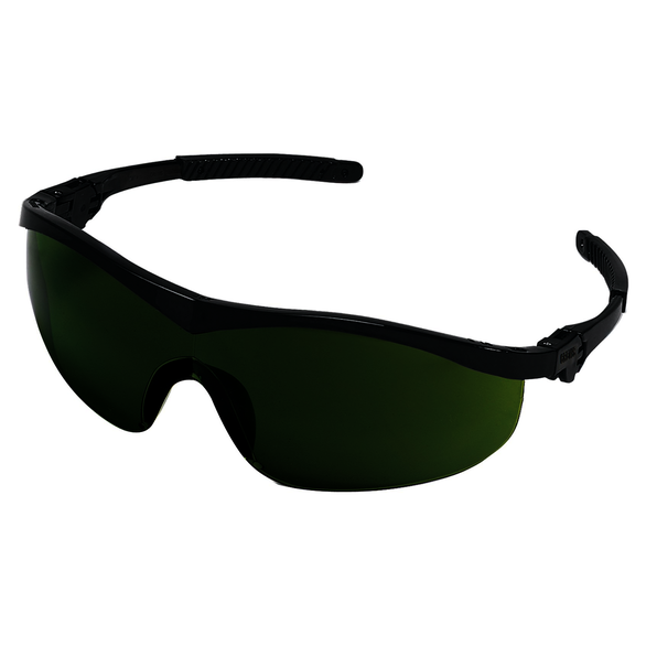 MCR Safety ST1130 Green Filter 3.0 Lens Color, Duramass Hard Coat Coating, Nylon Frame, Safety Glasses