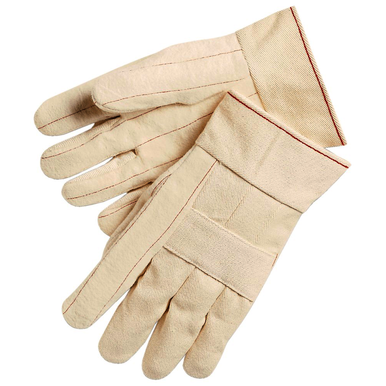 MCR Safety VP9124K Size Large, Cotton, Band Top Cuff, Heat Resistant Gloves