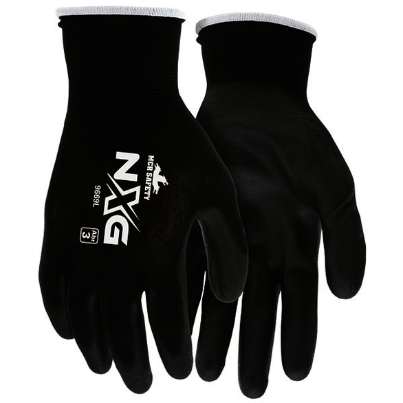MCR Safety VP9669S Size Small, Polyurethane Coated, Nylon, Palm Coated Gloves