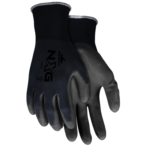 MCR Safety VP9696M Size Medium, Polyurethane Coated, Nylon, Palm Coated Gloves