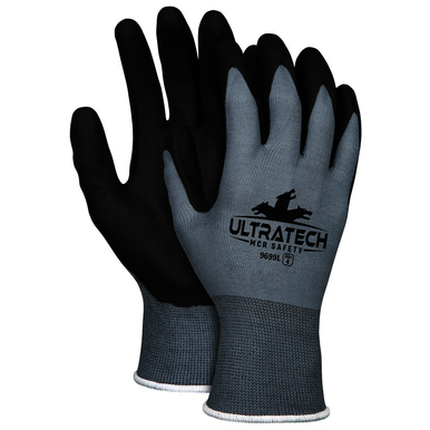 MCR Safety VP9699L Size Large, PVC Coated, Nylon, Palm Coated Gloves