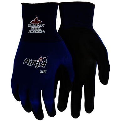 MCR Safety VPN9696L Size Large, Polyurethane Coated, Nylon, Palm Coated Gloves