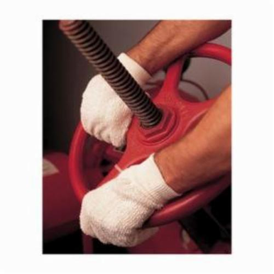 Memphis 9400KM High Performance Regular Weight General Purpose Gloves, String Knit, Seamless/Standard Finger/Reversible Cut Style, L, 7 ga/18 oz Cotton Polyester, Natural, Continuous Knit Wrist/Loop-Out Cuff, Uncoated Coating, Unlined Lining