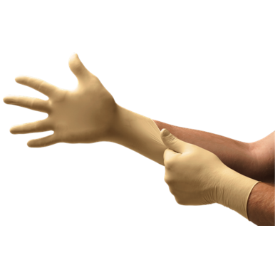 MICFLE MF-300-XS, X-Small, Natural Rubber Latex, Durable Latex, Disposable Gloves