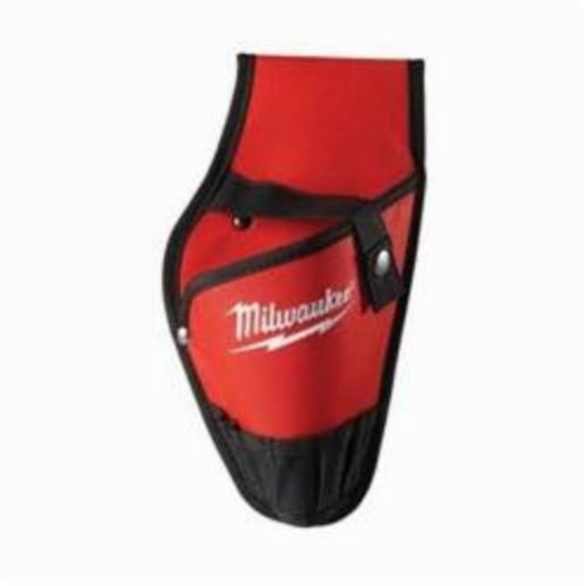 Milwaukee® M12™ Heavy Duty Tool Holster With Bit Storage, 1 Pockets, Ballistic Nylon, Black/Red