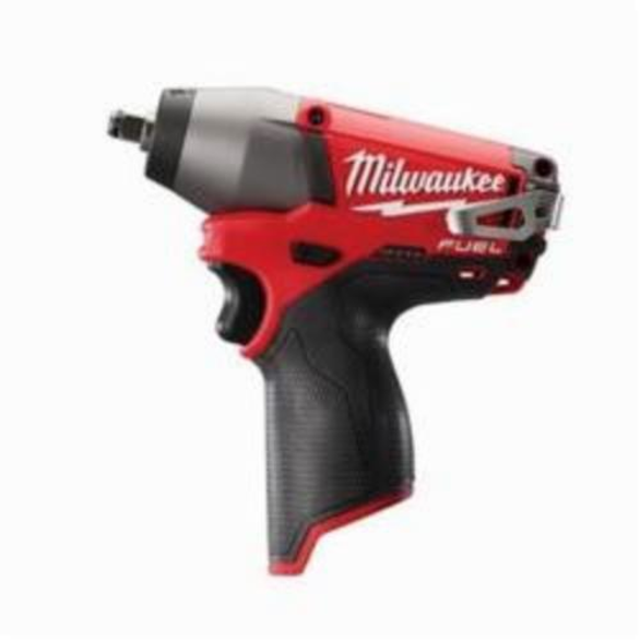 Milwaukee® M12 FUEL™ Compact Cordless Impact Wrench, 3/8 in Straight Drive, 2650 bpm, 3500 bpm, 117 ft-lb Torque, 12 VDC