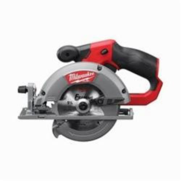 Milwaukee® M12 FUEL™ Cordless Circular Saw, 5-3/8 in, 5-1/2 in Blade, 10 mm, 12 V, Lithium-Ion Battery, 1-5/8 in Cutting