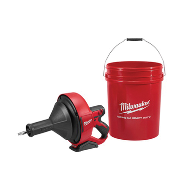 Milwaukee® 2571-20 Cordless Drain Snake, 10.9 in H x 9.9 in W