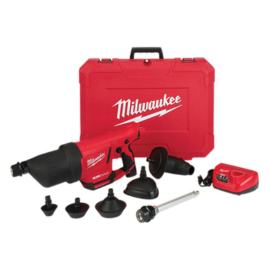 Milwaukee® M12™ AIRSNAKE™ Cordless Drain Cleaning Air Gun Kit, 7.48 in H x 5.31 in W