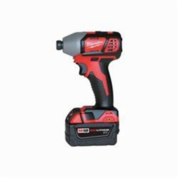 Milwaukee® M18™ Cordless Impact Driver Kit, 1/4 in Hex/Straight Drive, 0 - 3350 bpm, 1500 in-lb Torque, 18 V (Kit)