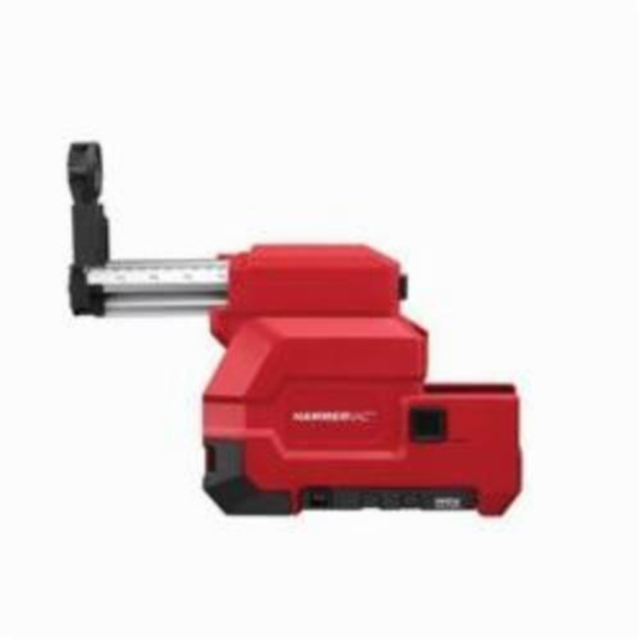 Milwaukee® M18 FUEL™ HAMMERVAC™ Dedicated Dust Extractor, 12 V, Li-Ion Battery, Metal/Plastic, Red