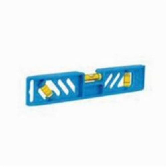 EMPIRE® 33-9 Torpedo Level, 9 in L, 3 Vials, Polycast®, (1) 45 deg, (1) Level, (1) Plumb, 0.001 in