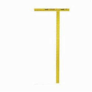 EMPIRE® True Blue® 410-48 High Visibility Drywall T-Square, 47-7/8 in L Blade, Aluminum