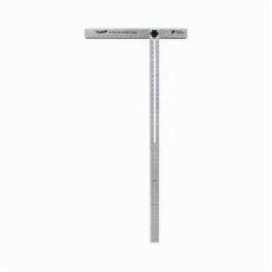 EMPIRE® True Blue® 419-48 Adjustable Super Heavy Duty T-Square, 48 in L Blade, Graduations: 1/8 in and 1/16 in