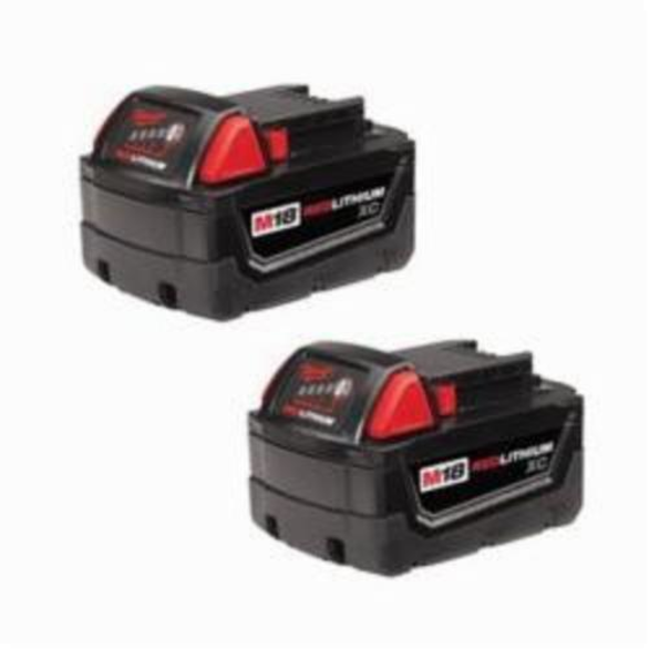 Milwaukee® M18™ Rechargeable Cordless Battery Pack, 3 Ah Li-Ion Battery, 18 VDC