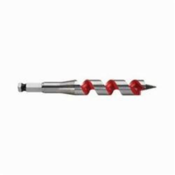 Milwaukee® 48-13-0373 Short Ship Auger Bit, 3/8 in Dia x 6 in L, 3 in Wide Flute, 5/16 in Shank