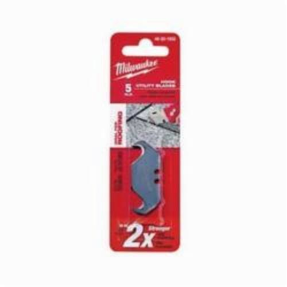 Milwaukee® 48-22-1932 5-Piece Double End Utility Knife Blade, Hook Sharp Point Blade, 1-7/8 in L x 3/4 in W Blade