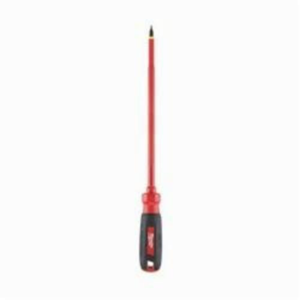 Milwaukee® 48-22-2233 Screwdriver, 3/16 in Cabinet Point, Steel Shank, 12 in OAL, Plastic/Rubber Handle, ASTM F1505-10