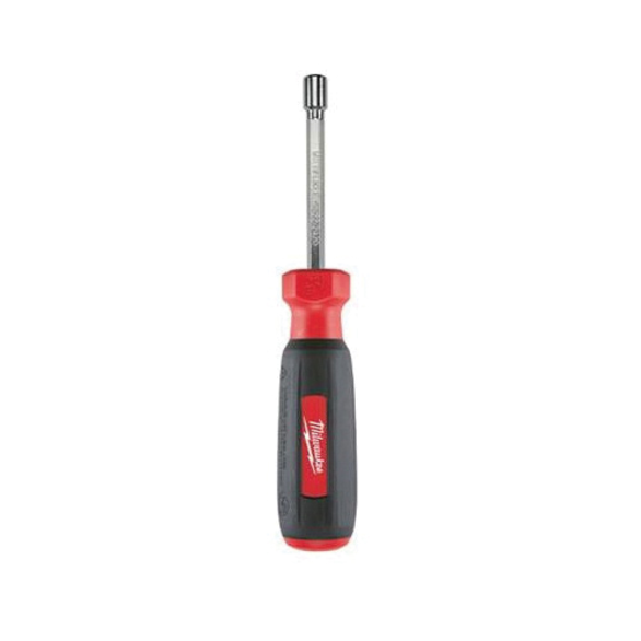 Milwaukee® 48-22-2420 Nut Driver, Imperial, 3/16 in, Hollow Hex Shank, ESD-Safe: No, Black/Red Cushion Grip Handle