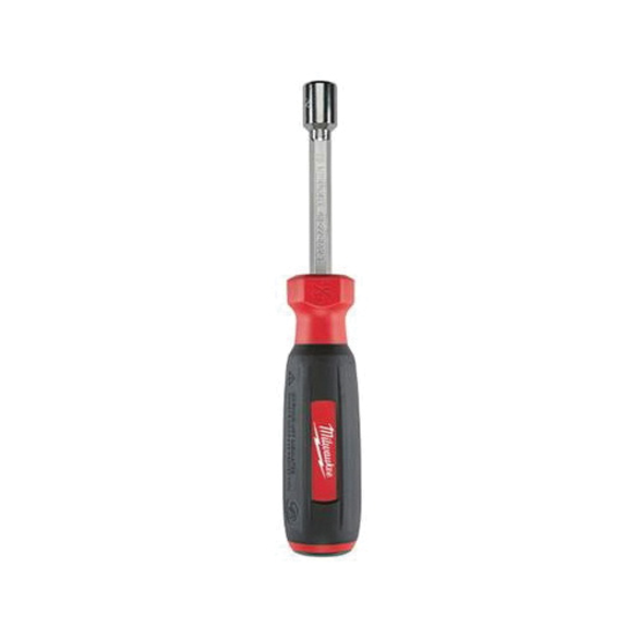 Milwaukee® HollowCore™ Magnetic Nut Driver, Imperial, 11/32 in, Hollow Hex Shank, ESD-Safe: No, Black/Red