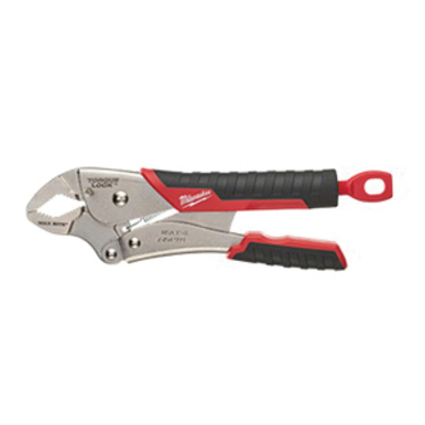 Milwaukee® MAXBITE TORQUE LOCK™ Locking Plier, 1-7/8 in, 1-13/64 in L x 19/32 in W Forged Alloy Steel Gripped Curved Jaw