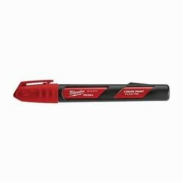 Milwaukee® INKZALL™ Liquid Paint Marker, Acrylic Nib/Plastic, Red