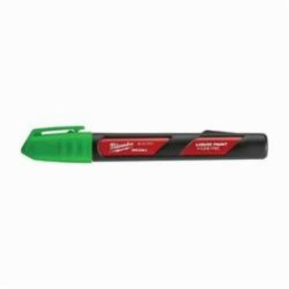 Milwaukee® INKZALL™ Liquid Paint Marker, Acrylic Nib/Plastic, Green/Red