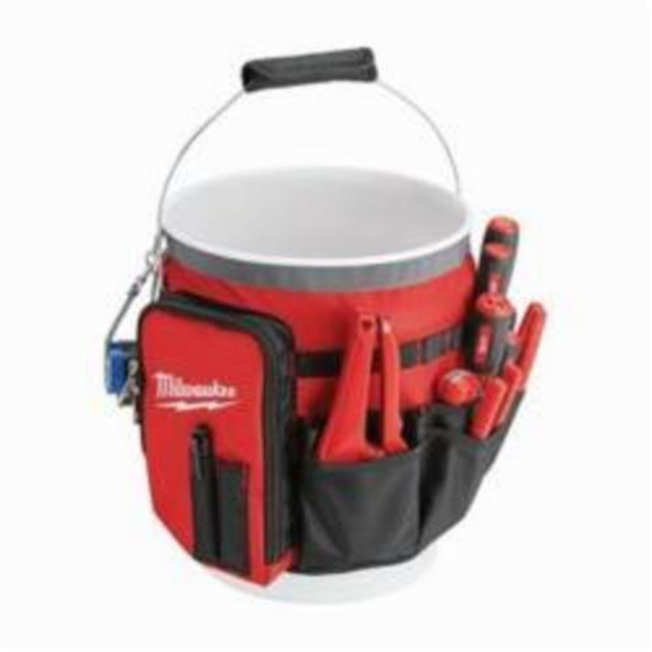 Milwaukee® 48-22-8175 Bucket Organizer Bag, 13.39 in H x 2.17 in W x 10.04 in D, 1680D Ballistic Base/Canvas