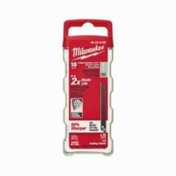 Milwaukee® 48-22-9109 10-Piece Precision Utility Blade With Dispenser, Snap-Off, 4-7/8 in L x 9 mm W Blade