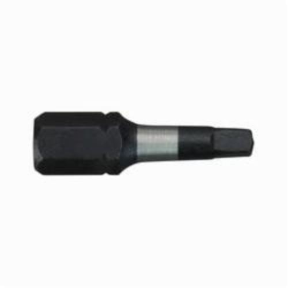 Milwaukee® Shockwave™ Impact Driver Bit, #8 Slotted Point, 1 in OAL, 1/4 in, Custom Alloy76™ Steel