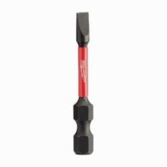 Milwaukee® Shockwave™ Impact Power Bit, #6 to 8 Slotted Point, 1/4 in, Steel