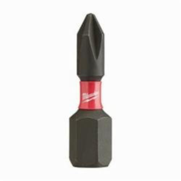 Milwaukee® Shockwave™ Impact Insert Bit, #1 Phillips® Point, 1/4 in, Steel